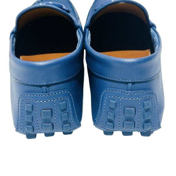Gucci GG Interlocking Men\'s Loafer Blue Driver moccasins Shoes G 8.5/US 9 NIB main image 7